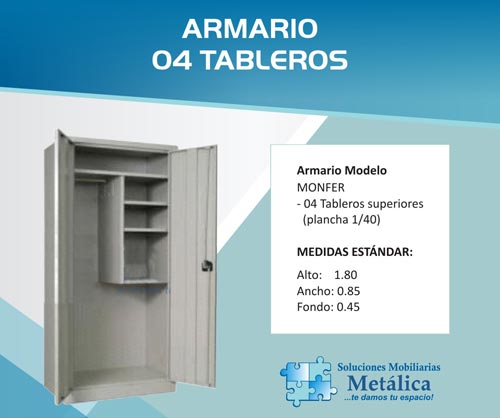 armario metalico para el hogar 